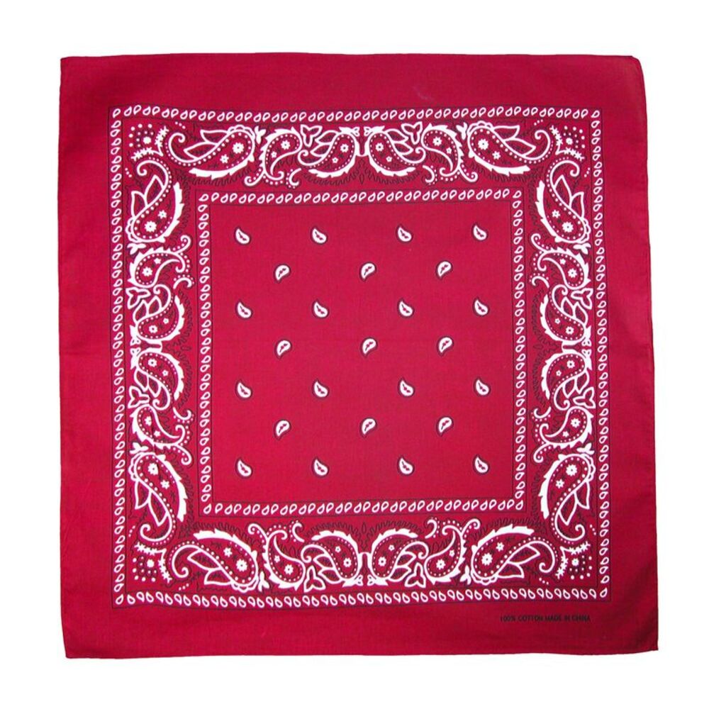 CTM Classic Cotton Paisley Bandana - All-Purpose Function and Style